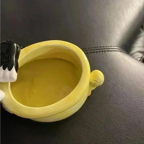 Warner Brothers Looney Tunes Sylvester & Tweety CERAMIC PLANTER - Picture 3 of 7